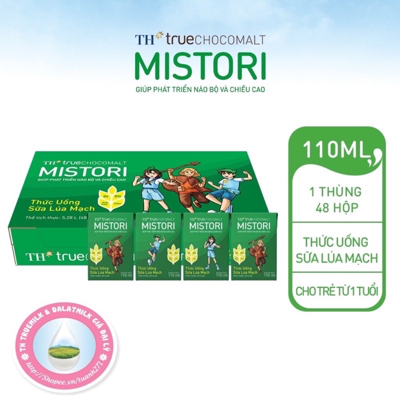 Sữa CaCao Lúa Mạch TH truechocomalt 110ml