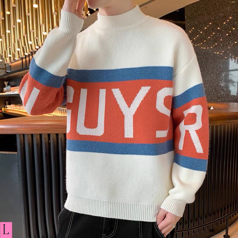 Mới Áo sweater Dệt Kim Dáng Rộng Thời Trang Mùa Đông 2023 Cho Nam