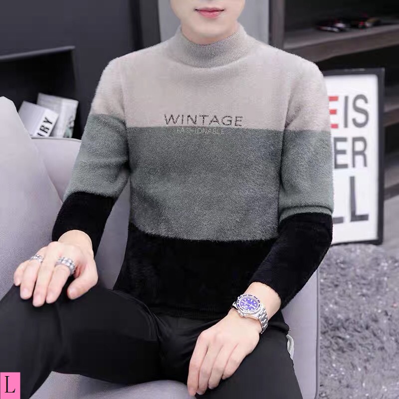 Mới Áo sweater Dệt Kim Dáng Rộng Thời Trang Mùa Đông 2023 Cho Nam