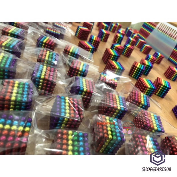 Bộ nam châm từ Bucky Balls 216 viên nhiều màu