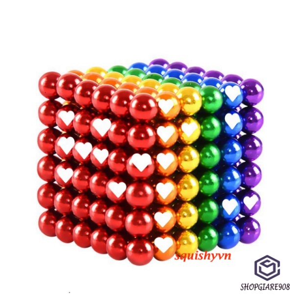Bộ nam châm từ Bucky Balls 216 viên nhiều màu
