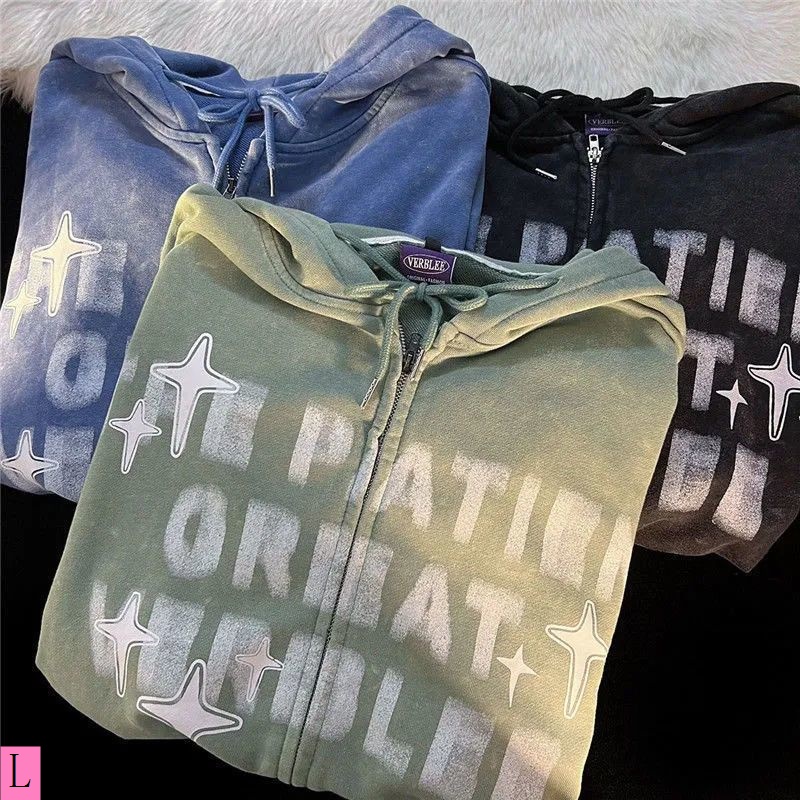 Mới Áo Hoodie Dáng Rộng Thời Trang Thu Đông Phong Cách retro Cho Nam