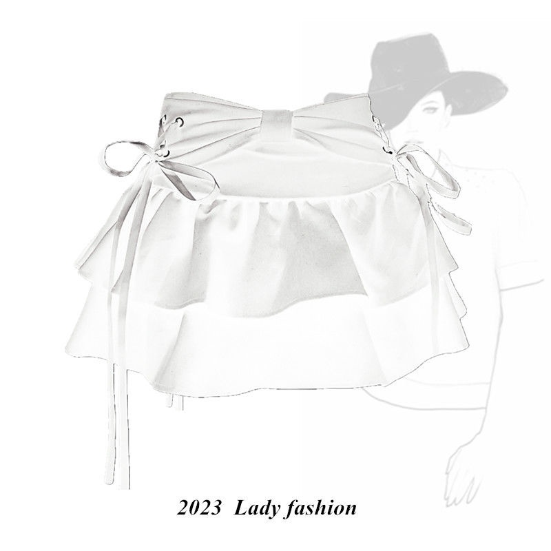 Chân Váy Ngắn Xếp Li Thắt Nơ Nữ Tính