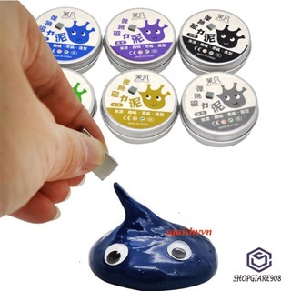 Đồ Chơi Nọc Độc technology Đen, công cụ giải trí Slime nam châm hút từ Chất Lỏng slma đất sét nung biết suy nghĩ
