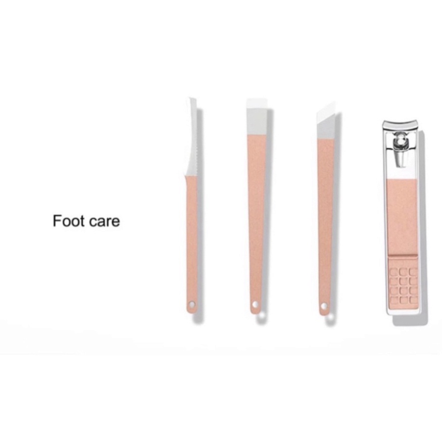 Bộ Dụng Cụ Bấm Móng Tay 16 món - Bộ Cắt, Bấm Dũa Móng Tay - Sét Dụng Cụ Làm Móng 3DM 16 Chi Tiết Nail Care Cao Cấp