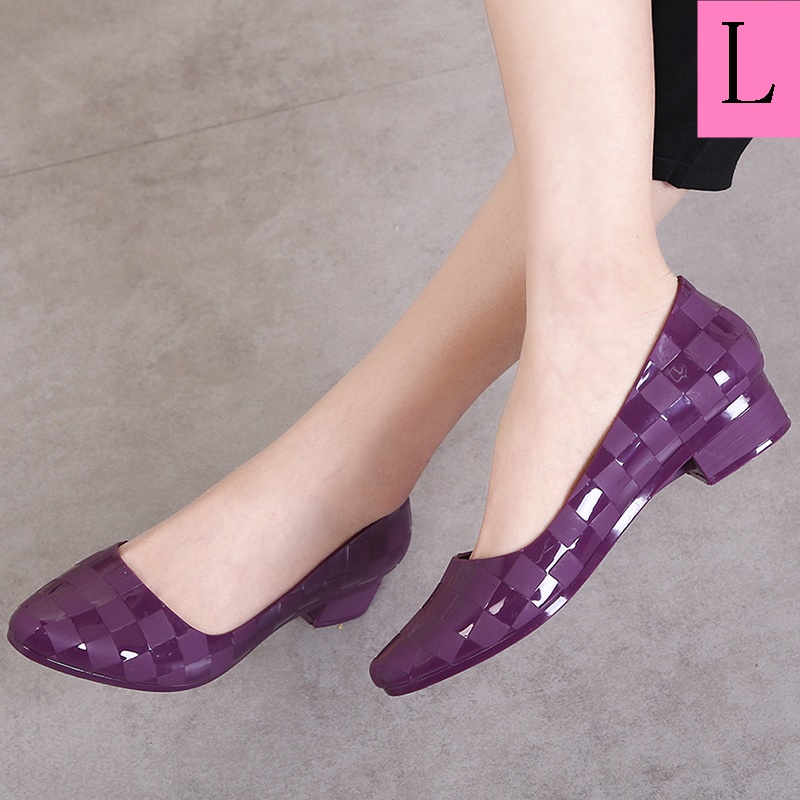 Giày Sandal Nhựa Dẻo Gót Dày Vừa Chống Trượt Thời Trang Mùa Hè 2023 Cho Nữ