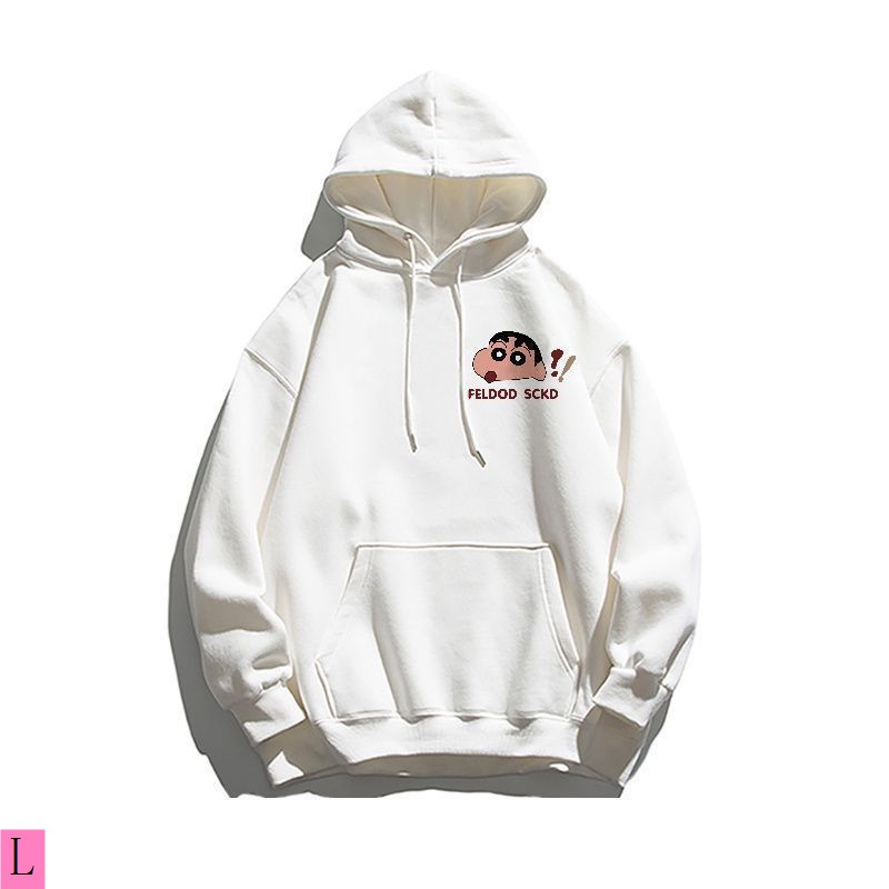 Mới Áo sweater Tay Dài In Hình Cậu Bé Bút Chì shin Phong Cách Hàn Quốc Dành Cho Nam Nữ