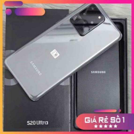 Điện Thoại Samsung Galaxy S20 Ultra - Hàng Chính Hãng- Full Box  BH 12 Tháng- mới nguyên hộp