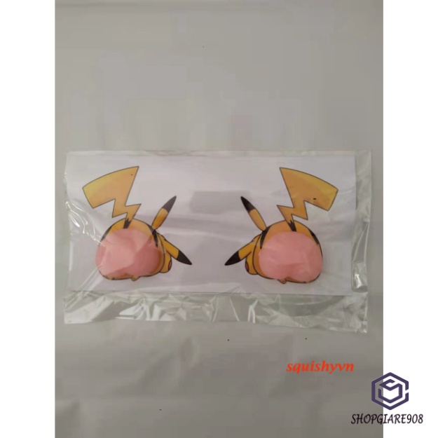 Miếng dán mông Sillicon Sticker, Quả đào mông Bóp Giảm Stress, siêu hot, dán ốp máy tính bảng dán xe con mô tô chặn cửa