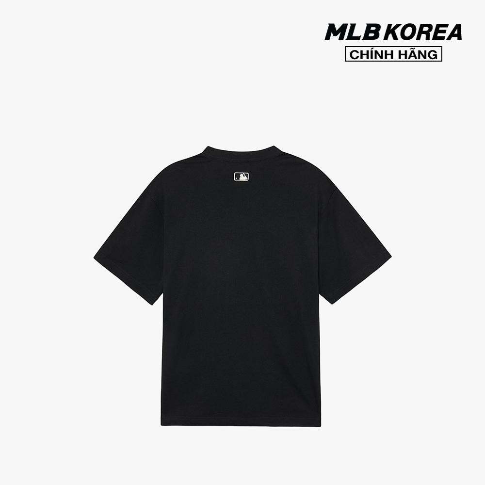 MLB - Áo thun unisex cổ tròn tay ngắn in logo thời trang 3ATSV0234-50BKS
