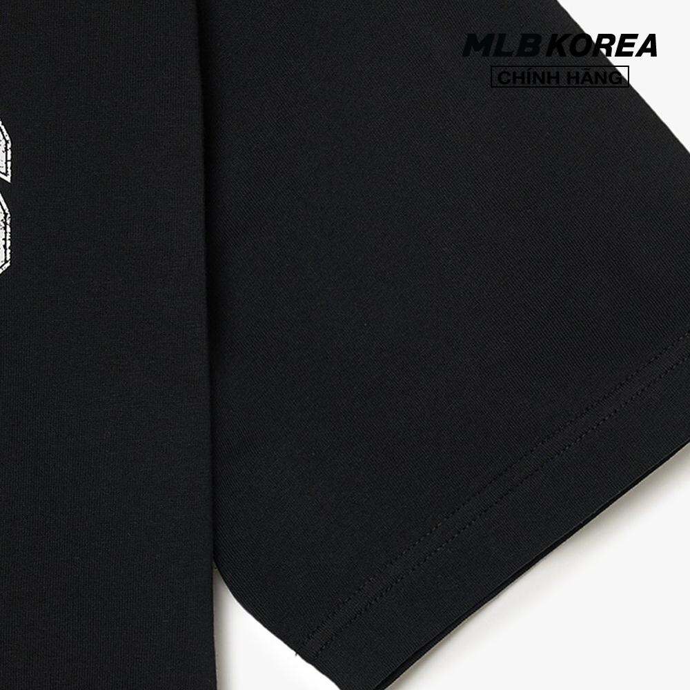 MLB - Áo thun unisex cổ tròn tay ngắn in logo thời trang 3ATSV0234-50BKS