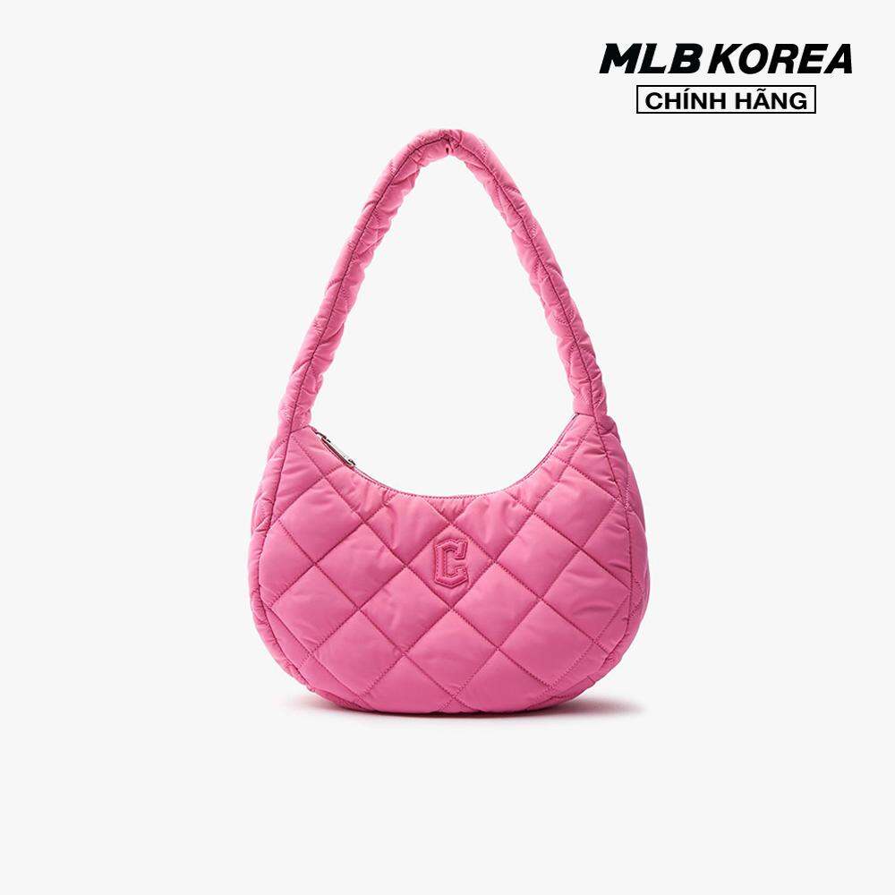MLB - Túi đeo vai nữ chần bông Quilted Hobo Medium 3ABQM0936-45PKS