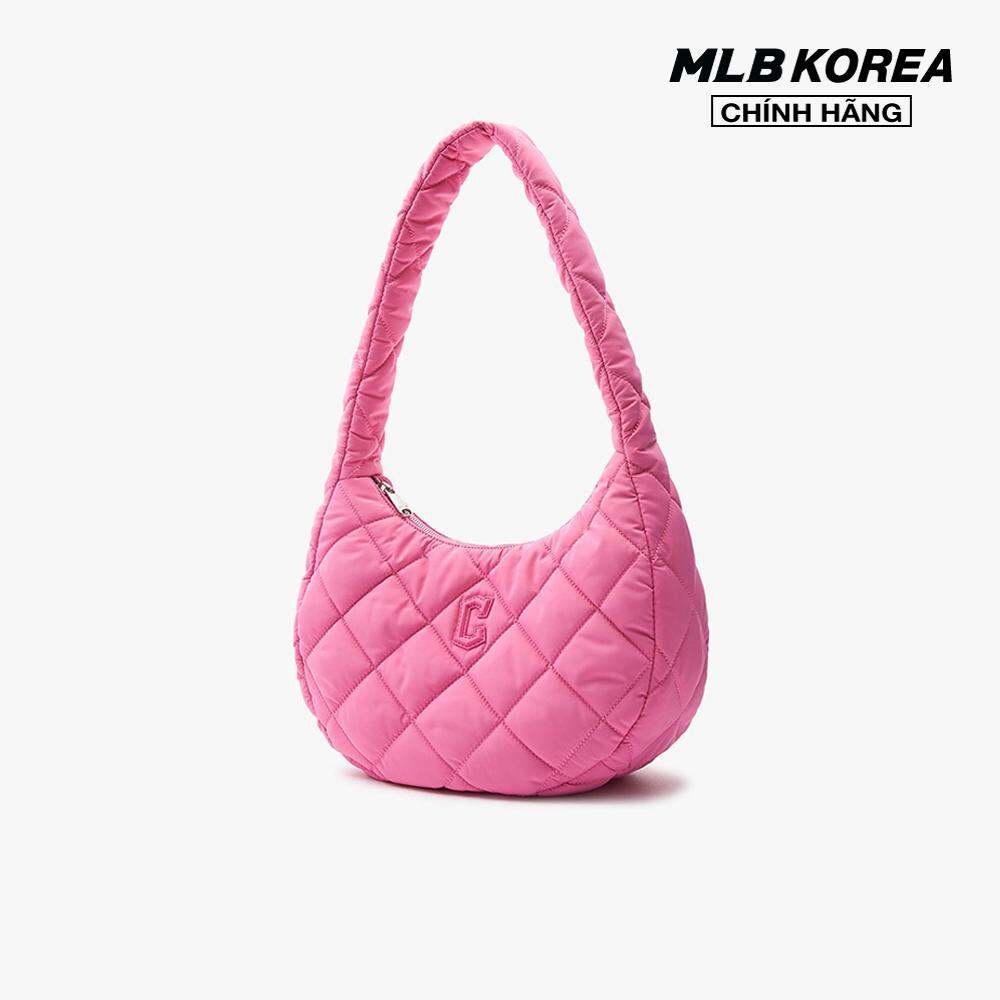 MLB - Túi đeo vai nữ chần bông Quilted Hobo Medium 3ABQM0936-45PKS