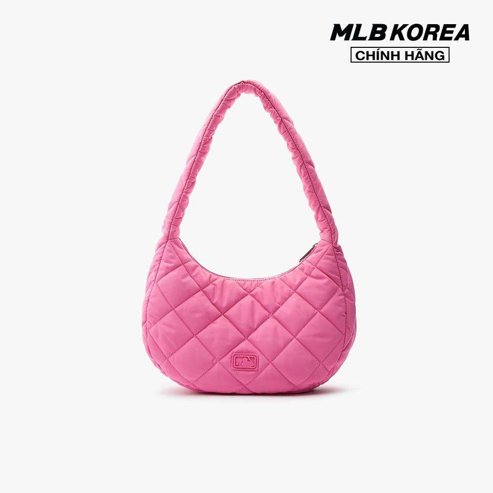 MLB - Túi đeo vai nữ chần bông Quilted Hobo Medium 3ABQM0936-45PKS