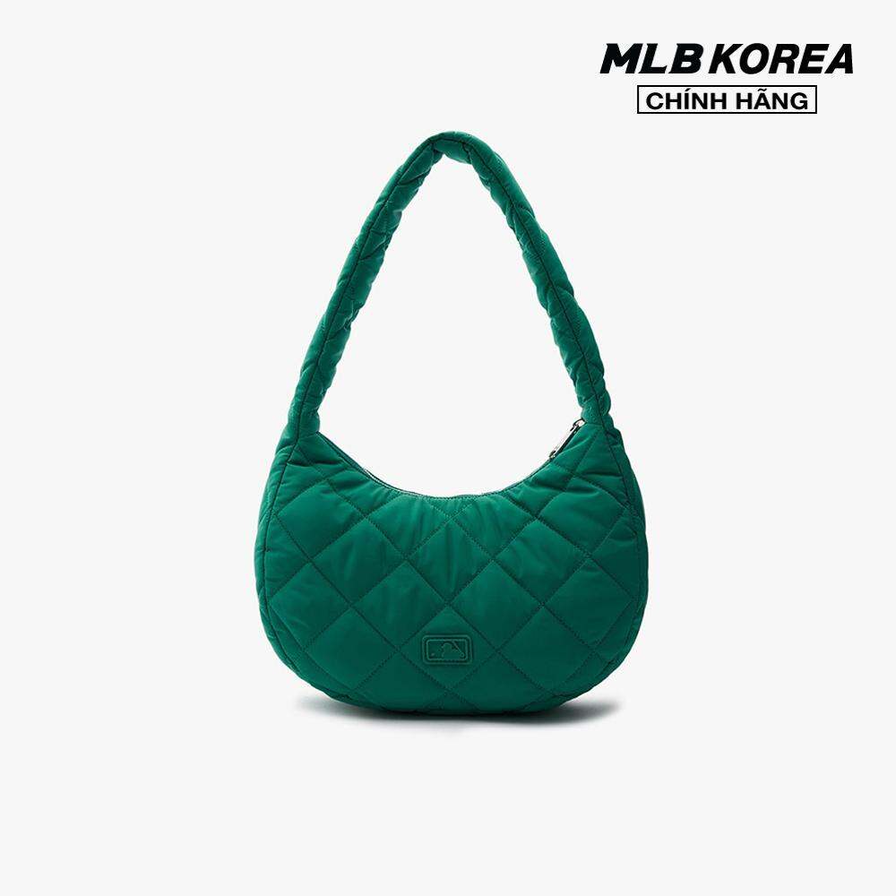 MLB - Túi đeo vai nữ chần bông Quilted Hobo Medium 3ABQM0936-07GNL