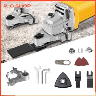 Máy cắt rung - bộ chuyển đổi máy cắt thành máy cắt rung tặng kèm lưỡi cưa và đầu chà nhám,lưỡi cưa kim loại sắc bén