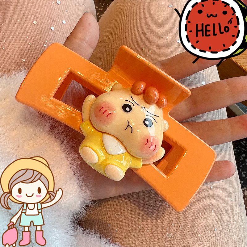 Kẹp Tóc Hình Cá Mập / Cậu Bé Bút Chì shin-chan Dễ Thương Phong Cách Nhật Hàn