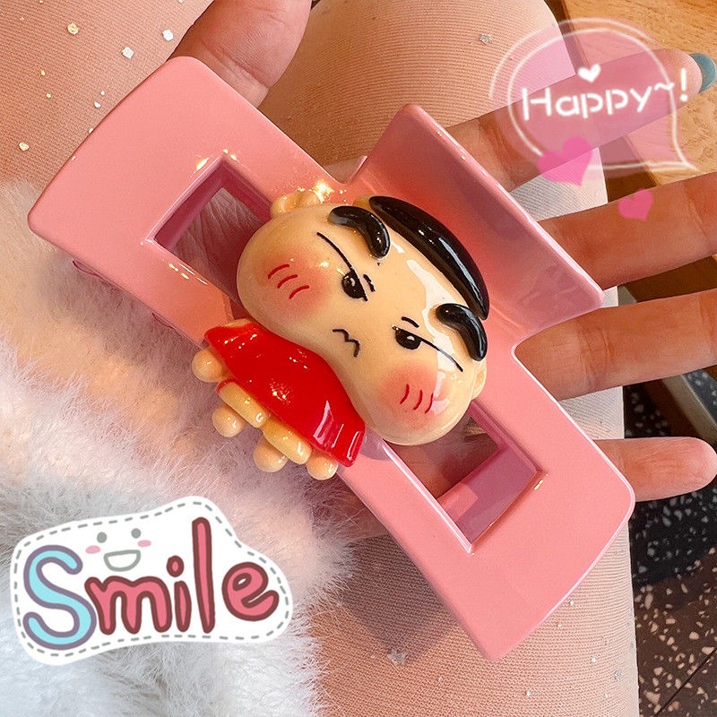 Kẹp Tóc Hình Cá Mập / Cậu Bé Bút Chì shin-chan Dễ Thương Phong Cách Nhật Hàn