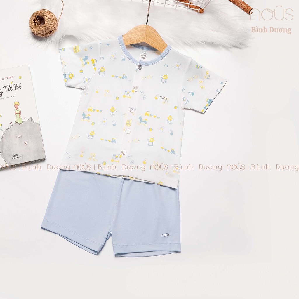 Bộ quần áo trẻ em Nous cài thẳng cộc petit đủ màu, đủ size - Nous Bình Dương - Bipbipstore