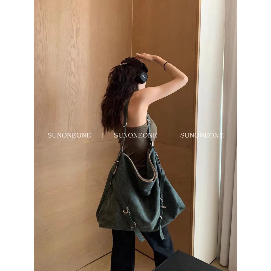 Túi Xách denim Cỡ Lớn Phong Cách retro Thời Trang Mùa Hè 2023 Mới