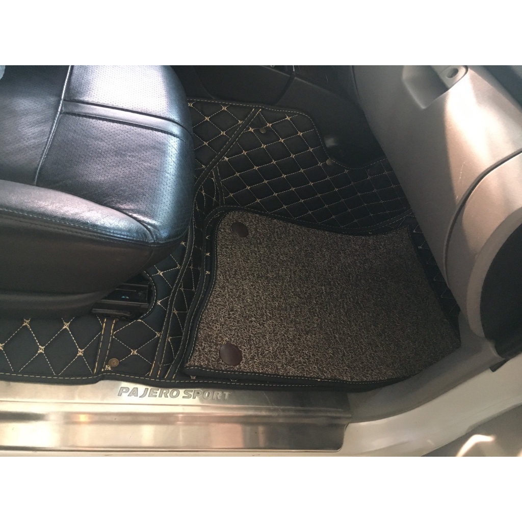 Thảm sàn 5D-6D dành cho xe 7 chỗ Mitsubishi Pajero Sport 2021-2022 có nhiều màu cho khách chọn lựa