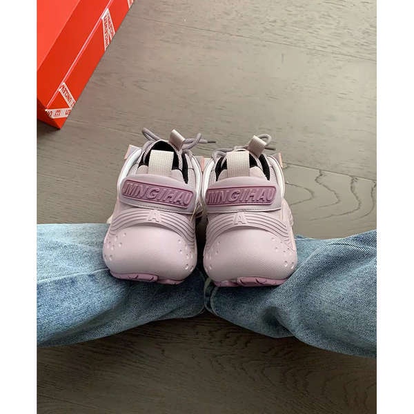 Giày Sneaker Đế Dày Mũi Tròn Thời Trang Mùa Thu Năng Động