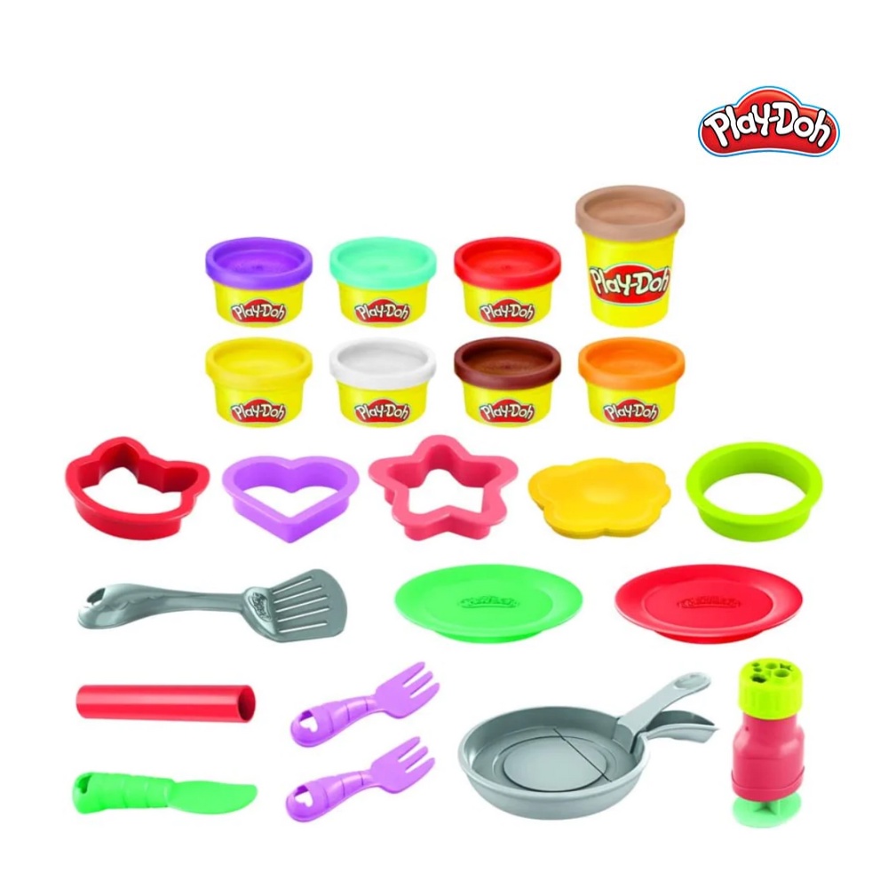 tiNiStore-Bộ đồ chơi đất nặn tập làm bánh rán Play-Doh F1279