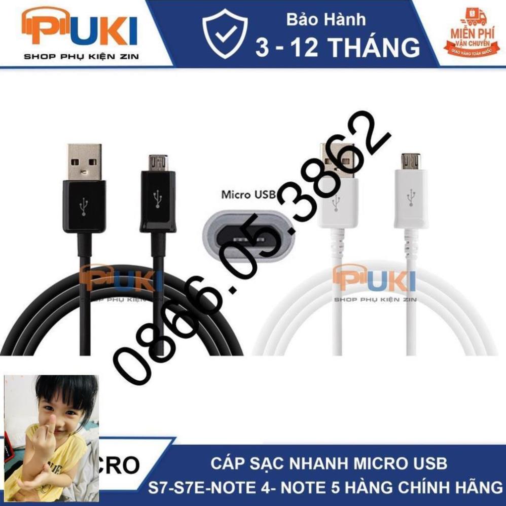 Cáp Sạc MICRO USB Chính Hãng SamSung S7/S7E/NOTE4/NOTE5/S6/S5/S4/S3