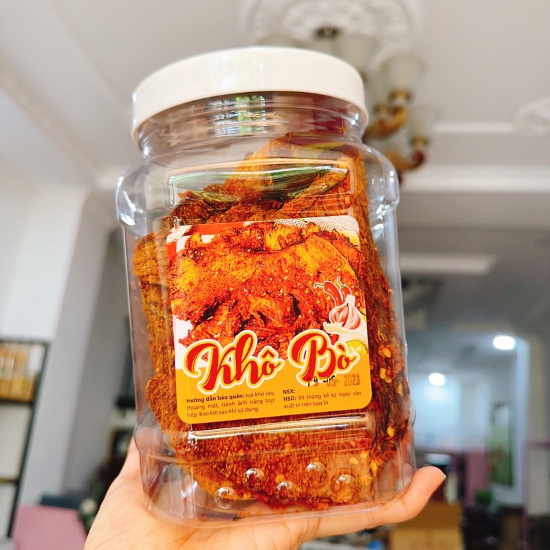 Khô Bò Miếng Hủ 500Gr Loại Ngon - Top Shop Food Đồ Ăn Vặt
