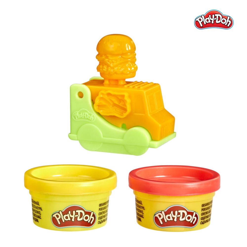 TiNiStore-Bộ đồ chơi đất nặn xe Burger mini Play-Doh F5348