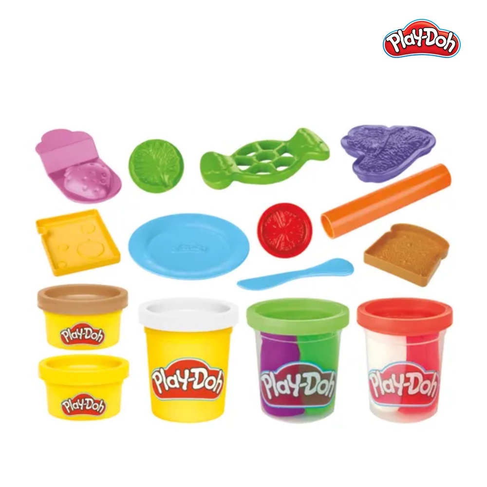 TiNiStore-Bộ đồ chơi đất nặn làm bánh Sandwiches Play-Doh F5746