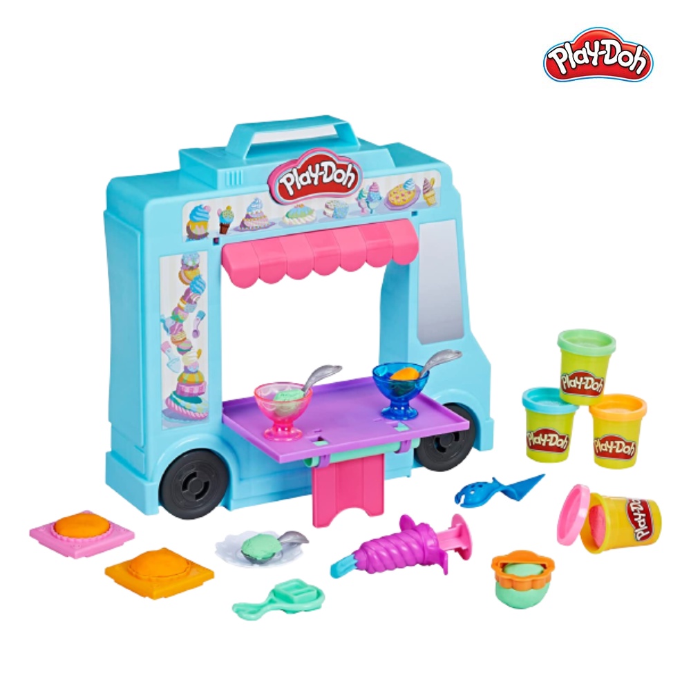 Bộ đồ chơi đất nặn xe kem di động Play-Doh F1390