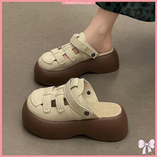 Dép Sandal Đế Dày Thời Trang Dành Cho Nữ