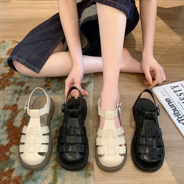 Mới Giày Sandal Đế Dày Mềm Mại Phong Cách Pháp