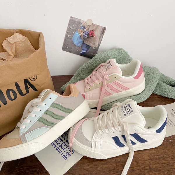 Mới Giày Lười Màu Trắng Thiết Kế Thoải Mái Thời Trang