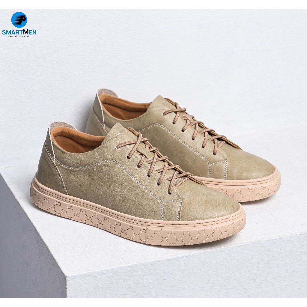 Giày Thể thao Tăng chiều cao SMARTMEN STAR-03S Nâu