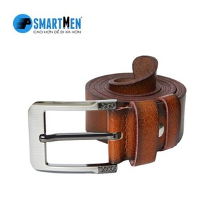 Thắt lưng da bò cao cấp SMARTMEN màu nâu TL-01