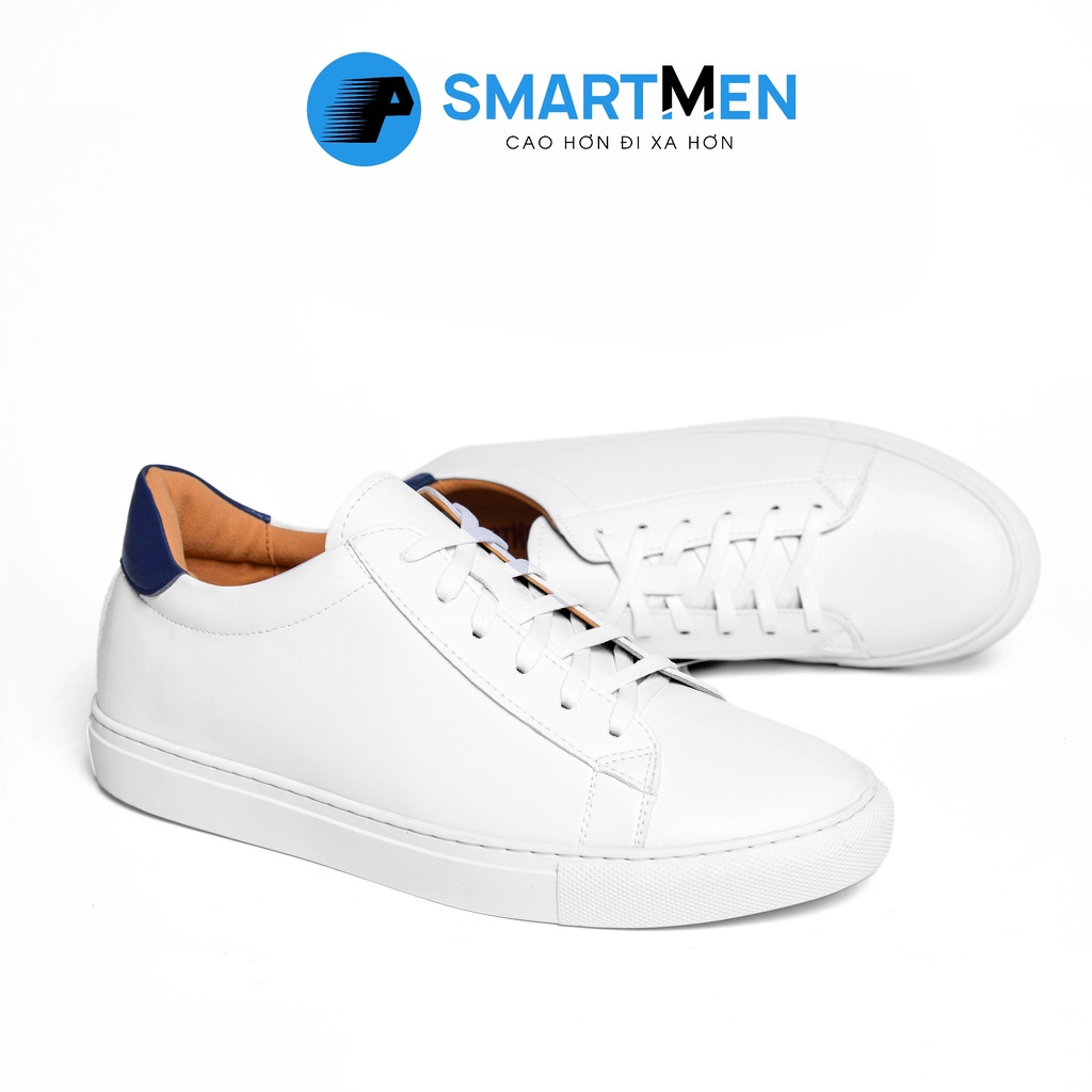 Giày tăng chiều cao thể thao Smartmen GD108T Trắng