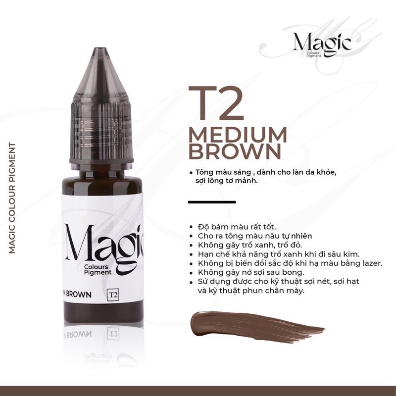 Mực Magic Phun Xăm Thẩm Mỹ Dành Cho Chân Mày - Giá Sỉ