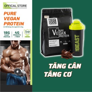 Sữa tăng cân Tăng Cơ Protein Thực Vật Pure Vegan Protein Body Gold Túi 1kg