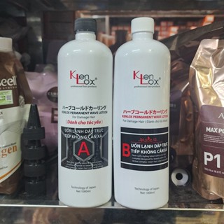 Thuốc uốn lạnh Kenlox dành cho tóc yếu 1000ml*2