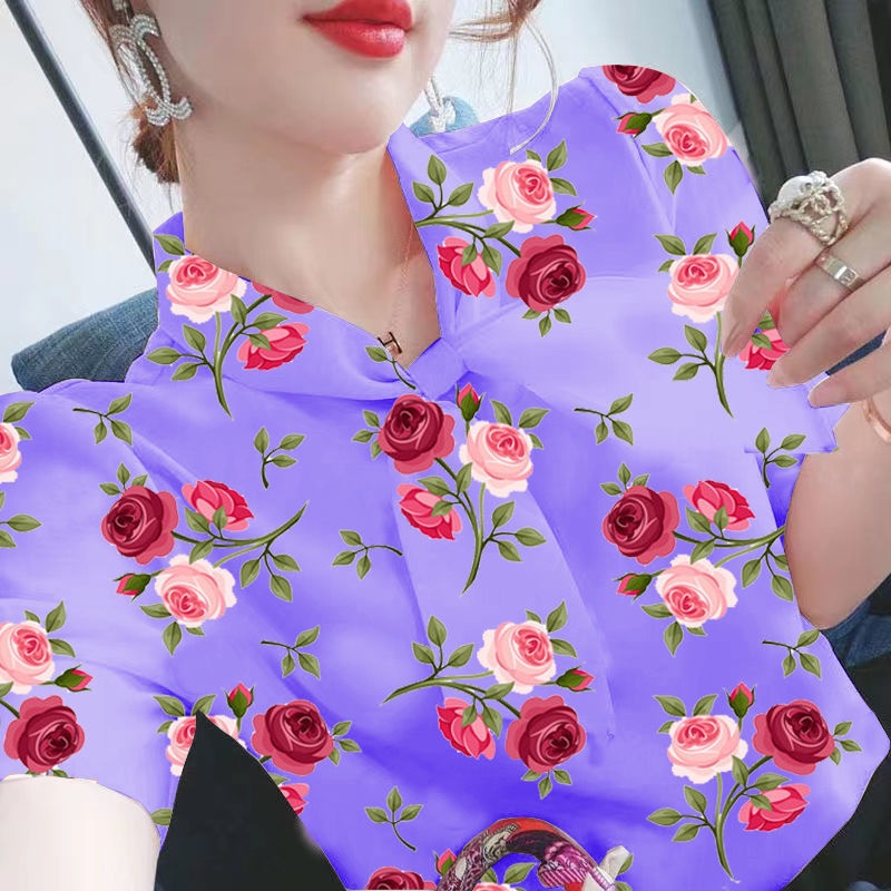 Áo Thun Tay Ngắn Dáng Rộng Phong Cách Phương Tây Thời Trang Mùa Hè Cho Nữ