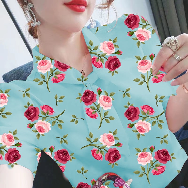 Áo Thun Tay Ngắn Dáng Rộng Phong Cách Phương Tây Thời Trang Mùa Hè Cho Nữ