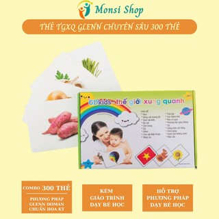 [Bộ 300 thẻ] Flashcard - Thẻ Học Thông Minh Thế Giới Xung Quanh Chuyên Sâu Chuẩn Glenn Doman Hoa Kỳ