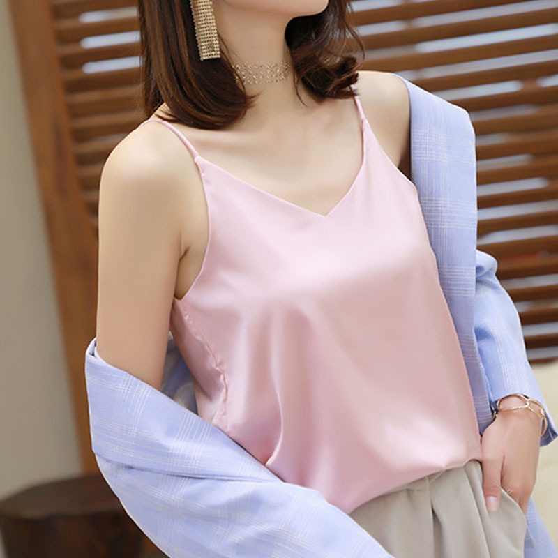 Áo 2 dây chất lụa cao cấp Oxatyl M36 mặc trong áo vest phong cách, sang trọng