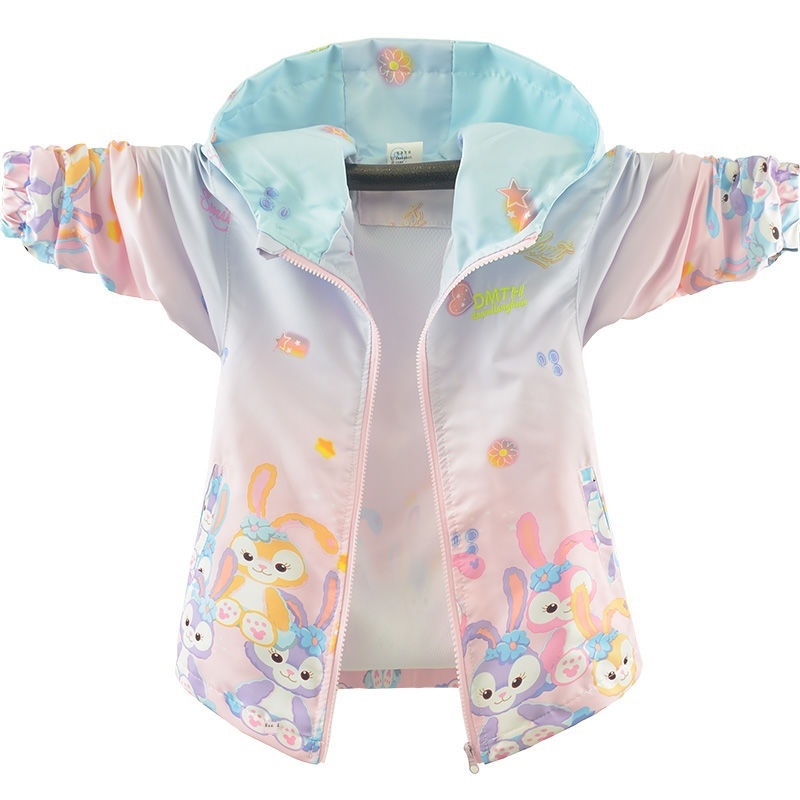 Áo Khoác Gió Có Nón Thời Trang Xuân Thu Phong Cách Mới 2023 Dành Cho Bé Gái