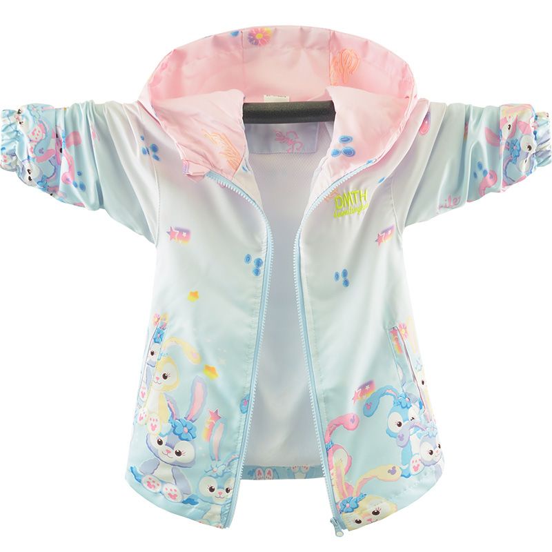 Áo Khoác Gió Có Nón Thời Trang Xuân Thu Phong Cách Mới 2023 Dành Cho Bé Gái