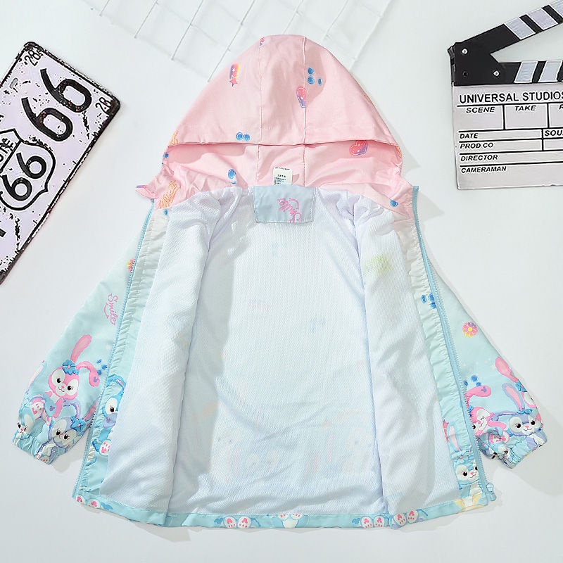 Áo Khoác Gió Có Nón Thời Trang Xuân Thu Phong Cách Mới 2023 Dành Cho Bé Gái