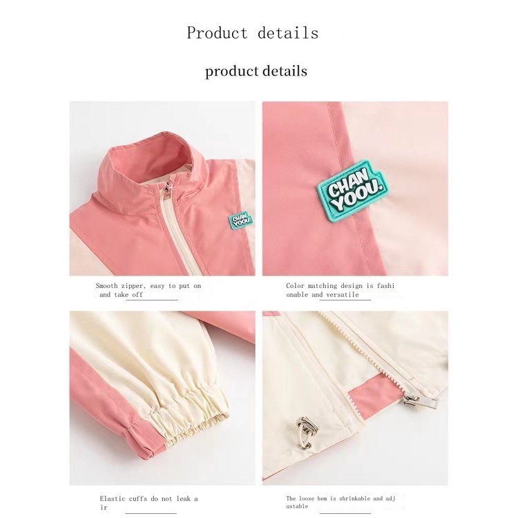 Áo Khoác Thể Thao Phong Cách Xuân Thu Mới 2023 Cho Bé Gái