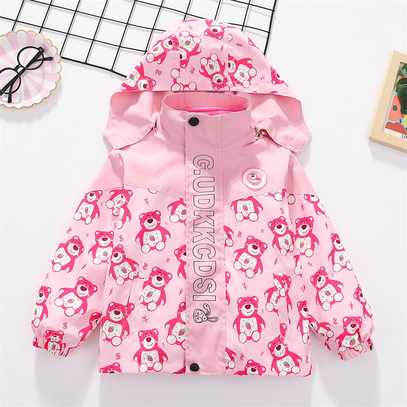 Áo Khoác Lót Nhung Dày Dặn Phong Cách Mới Cho Bé Gái